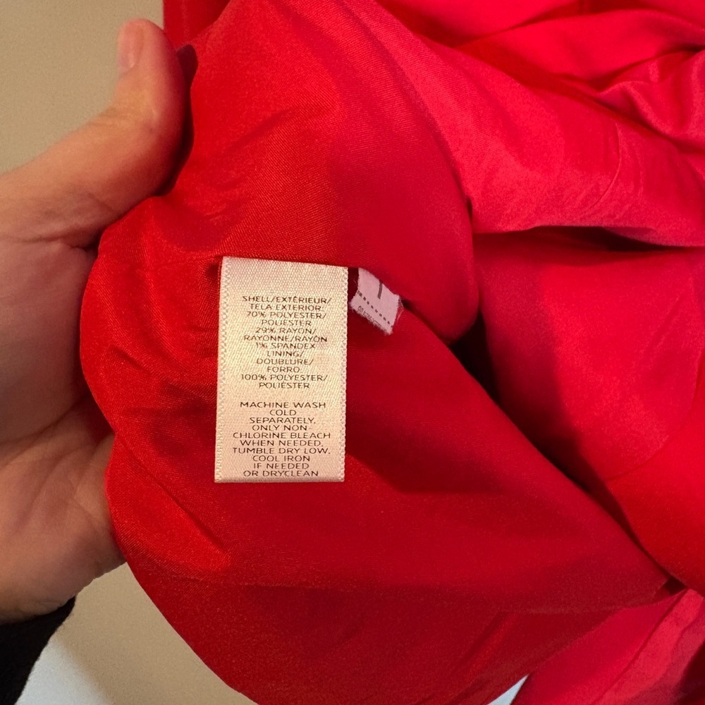 Loft Red 2 Button Blazer Jacket - image 5